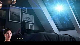 3d Hentai Stedmor Kysset Første Gang I Interracial Kæmpe Outfit Scene