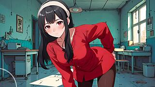 Cítím se divoce s Yor z Spy x Family, používá na mě svůj dildo ve španělském JOI