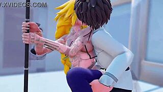 感受激烈激情 Fate Grand Order 贞德被内射在 MMD 性爱中