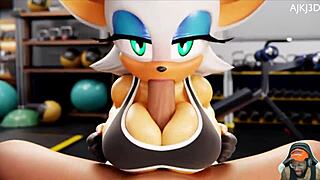 Come take it! Thicc Urbosa gets anal while Christie’s tight ass is pounded and Rouge deepthroats