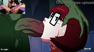 Реакция на Мистери Банг Хентай Оргию с Скуиртинг Машинами и Хэллоуин Гангбанг Триллами