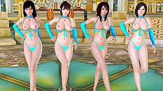 Hora De Antojar 1 - Miu Hinasaki, Sango, Yuri Kozukata und Kim Jiyun in sinnlichem 3D Solo-Tanzen