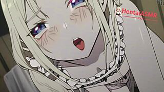 極致顫慄Hentai ASMR，柔軟親吻吸吮舔舐在色情動漫場景