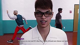 Kurvige reiche Brünette dehnt fette Fotze auf großem weißen Schwanz in Bukkake-Spiel