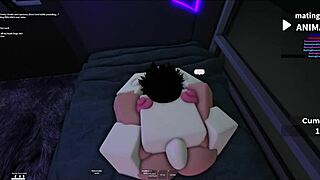 在Roblox 公寓里猛烈繁殖动漫婊子 每秒狂野动作