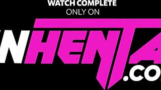 Ωχ! Γεμάτη κουνελίτσα μητριά χτυπάει τον γιο της σε άγριο hentai!