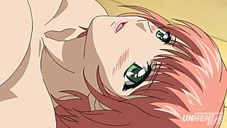 卡在电梯里与饥渴熟女和大胸，导致口交动作在无码日本Hentai中。