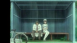 Hentai doktor vara nevinu obrijanu brinettu devojku drogom za bolničko jebanje