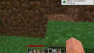 ฉันแค่เล่น Minecraft สร้างของและสำรวจโลก