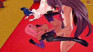 嘿，想看雪风用她的假阳具支配吗？