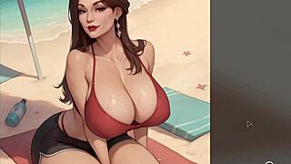 Ep7 Bridget in Mira kažeta ogromne krivulje v oblačilih z maščobnim creampie 3D oppai joški anal azijski monster kurac