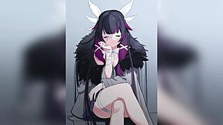 哇，潜入愚人众第一部分，哥伦比娜的变态JOI，温柔女主口交快速射精！😏🍆