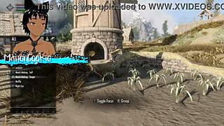 스카이림 모드 섹스, B랑 L이 농장 밭에서