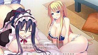 サヤカ11とリン12の巨大おっぱいがたまらない ヘンタイ