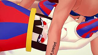 Pomni สวมบิกินีสำหรับเย็ดหีโหนกเกลี้ยงในเฮนไต 3D เย็ดสุด