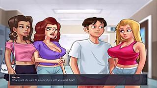 Summer time saga unc deel 19 met grote Aziatische tieten.