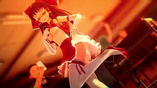 哇！教室里群交爆炸，迫害综合症MMD！