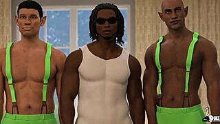 Moglie Cicciona Mrs. Keagan È Impazzita a Natale. Gangbangata da un Gruppo Affamato!