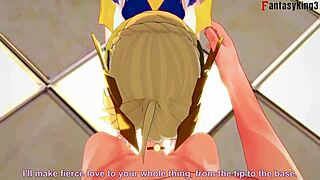 Artoria Pendragon Kasih Blowjob Panas di Zero Stay Night oleh Type-Moon. Aksi Fantasi Penuh Menanti!