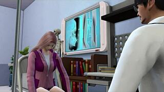 Sestra orální akce na pacientovi v Yarima nemocnici výbuch spermatu!