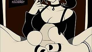 Ashley Graves提供惊人足交动画由Cooldud114和Sachifufu