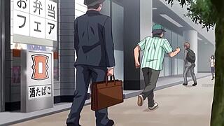 动漫女孩为了名声出轨！她接受大鸡巴的狂野肛交。太震惊了！