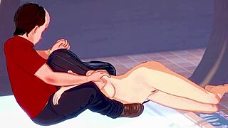 Tifa fodendo esse cara feio com boquete