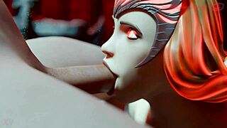 Черт, Скарлетт Уич сосет твой хуй как Marvel Про! Хочешь почувствовать?