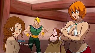 Давай поиграем, если осмелишься, с Хильдой. Грудастая зрелая игровая ебля с секси гигантскими сиськами в костюме.