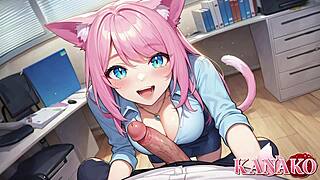 ASMR 캣걸 펠라 첫날 매운 액션