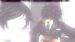 Ghici ce? Acest iepuraș furry femboy oferă acțiune yiff hardcore! 🐰