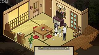 Hハウスに到着、幼馴染が私に全裸で剥く！