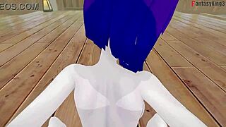 Raven în bikini ia călărie POV intensă de la Titans Fantasyking3