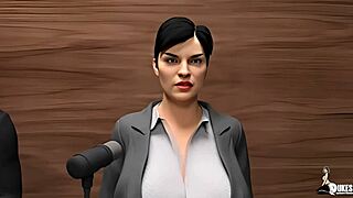 Ей жестко трахают большую жопу в машине