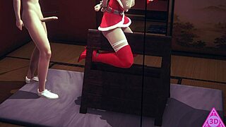 Nier Hentai: Divoký blowjob a handjob s vytryskem