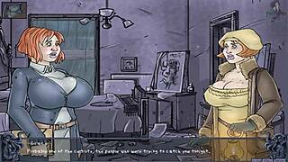 Delirium: Novela Visual Lovecraftiana Parte 9 Explora Pelirroja con Tetas Grandes en Escenas Gigantes de Tetas de Hentai Anime Juego