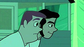 Gejski risani porno s puticami v divjem skupinskem seksu