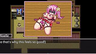 所以 Noelle 在这个 hentai 游戏第三部分尽力用捆绑玩具