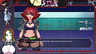 Κοκκινομάλλα βογκάει με τεράστιο διλντό! Μελαχρινή παίζει σκληρά με την Anna στο Love Sucks Night One!