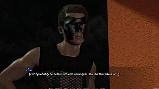 Ryšavka s veľkými cicmi dáva slizkú hubu na balkóne a strieka