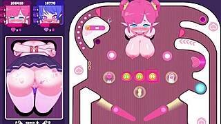 精灵女孩弹球游戏玩法，带性感动漫色情转折