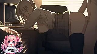 饥渴金发继母被饥渴邻居操时感到强烈欲望