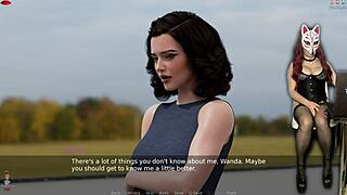 Ms Denvers эп 53 - сисястая брюнетка учительница в чулках буйствует