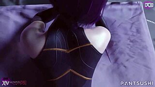 raven giving an intense buttjob pov with teen titans petite action
