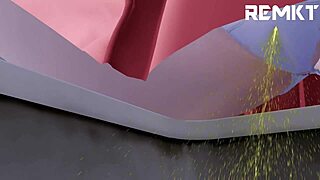 رسوم متحركة MMD تضم لقاء عملاقة مع هاناكو-سان يتضمن إدخال مؤخرة مرحاض طويلة عملاقة فيتيش