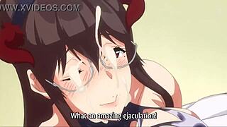 Милая девушка в очках едет жёстко и получает сперму на лицо в HentaiHeaven