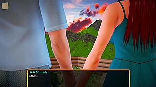 Hey Jungs, schaut euch meine wilde Fahrt mit einer vollbusigen Rothaarigen in My New Family 443 an!