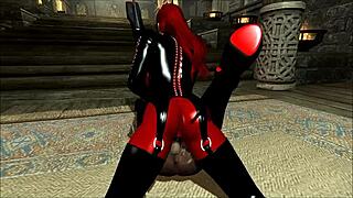 शेमेल मेलानी लिंडा को हार्डकोर 3डी स्कायरीम फुटा एक्शन में चोदती है