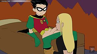 Raven обича яко ебане и аз карам Jinx да се подчини да свърши в устата й! 18Titans Глава 7