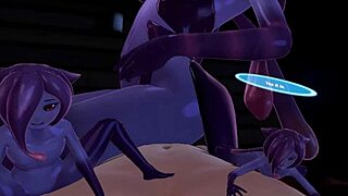 モンスタガールアイランド プロローグ ハロウィン特別 エルフ女がネコ妹を支配